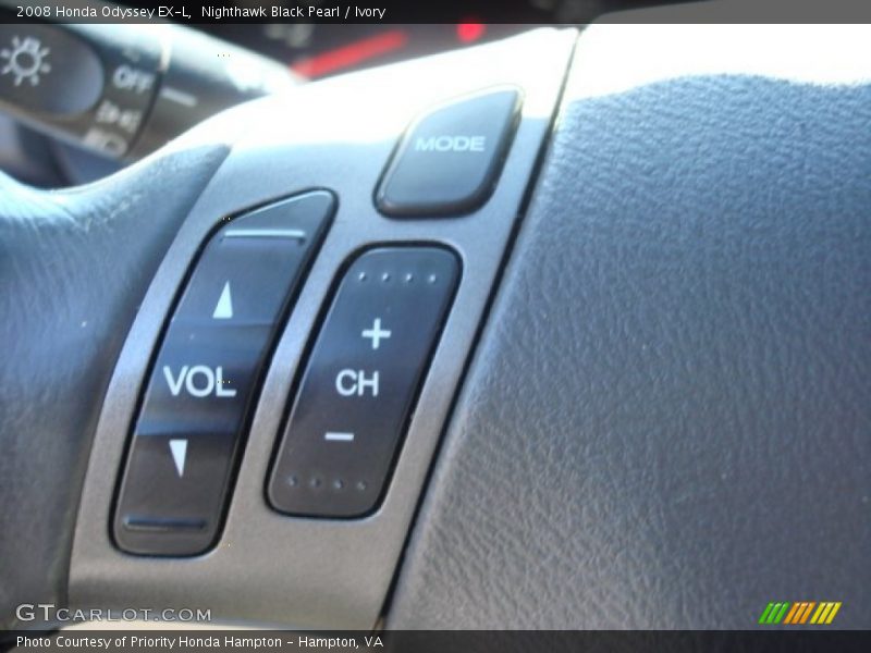 Nighthawk Black Pearl / Ivory 2008 Honda Odyssey EX-L