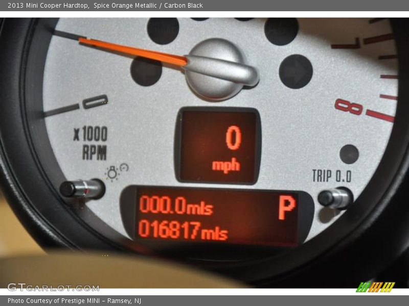Spice Orange Metallic / Carbon Black 2013 Mini Cooper Hardtop
