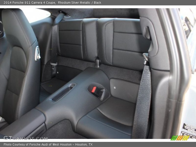 Rear Seat of 2014 911 Carrera 4 Coupe