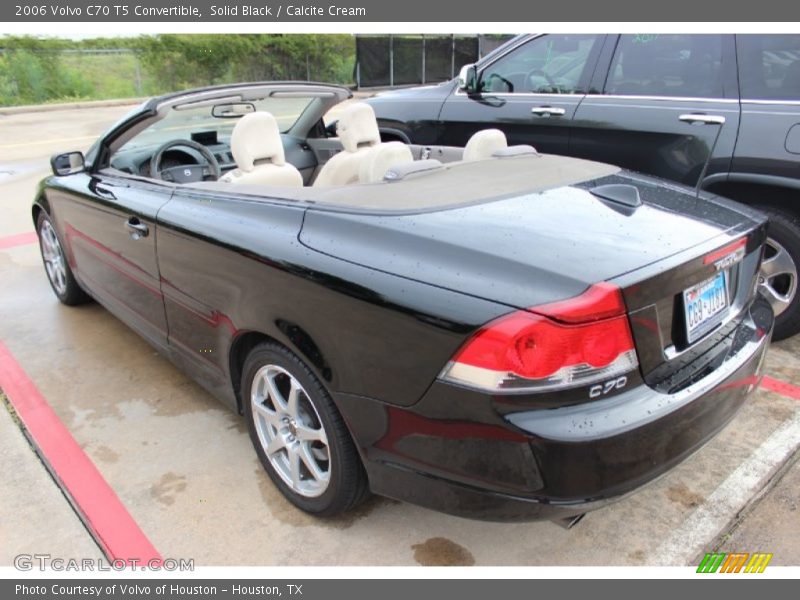 Solid Black / Calcite Cream 2006 Volvo C70 T5 Convertible