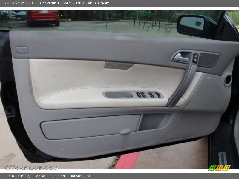 Solid Black / Calcite Cream 2006 Volvo C70 T5 Convertible