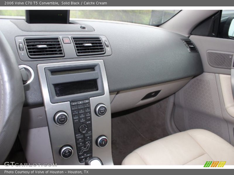 Solid Black / Calcite Cream 2006 Volvo C70 T5 Convertible