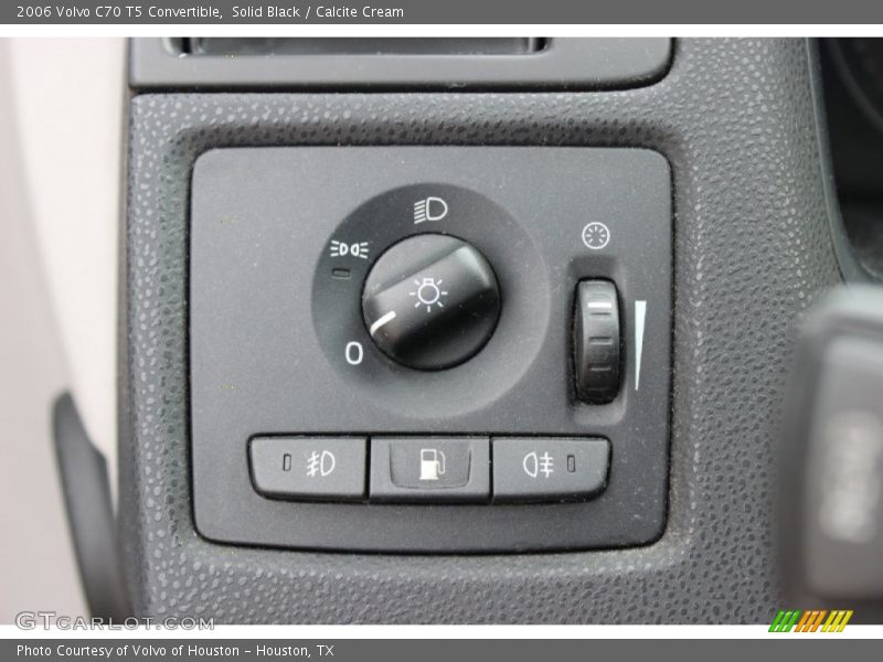 Solid Black / Calcite Cream 2006 Volvo C70 T5 Convertible