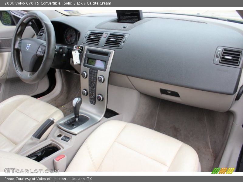 Solid Black / Calcite Cream 2006 Volvo C70 T5 Convertible