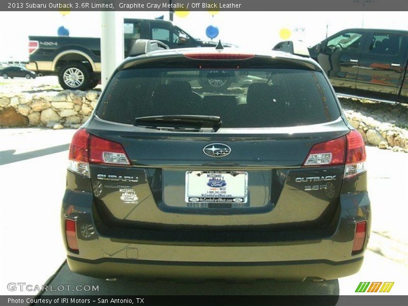 Graphite Gray Metallic / Off Black Leather 2013 Subaru Outback 3.6R Limited