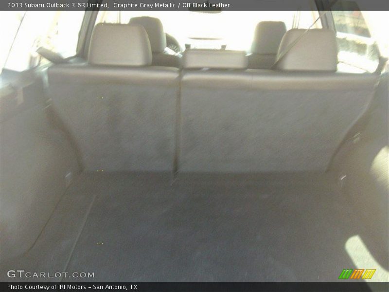 Graphite Gray Metallic / Off Black Leather 2013 Subaru Outback 3.6R Limited