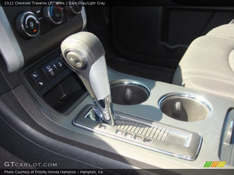 White / Dark Gray/Light Gray 2012 Chevrolet Traverse LT