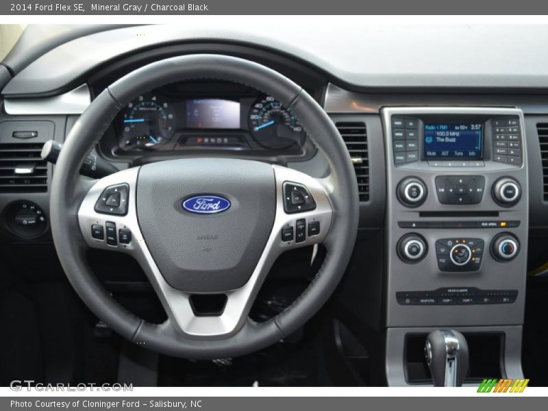 Mineral Gray / Charcoal Black 2014 Ford Flex SE