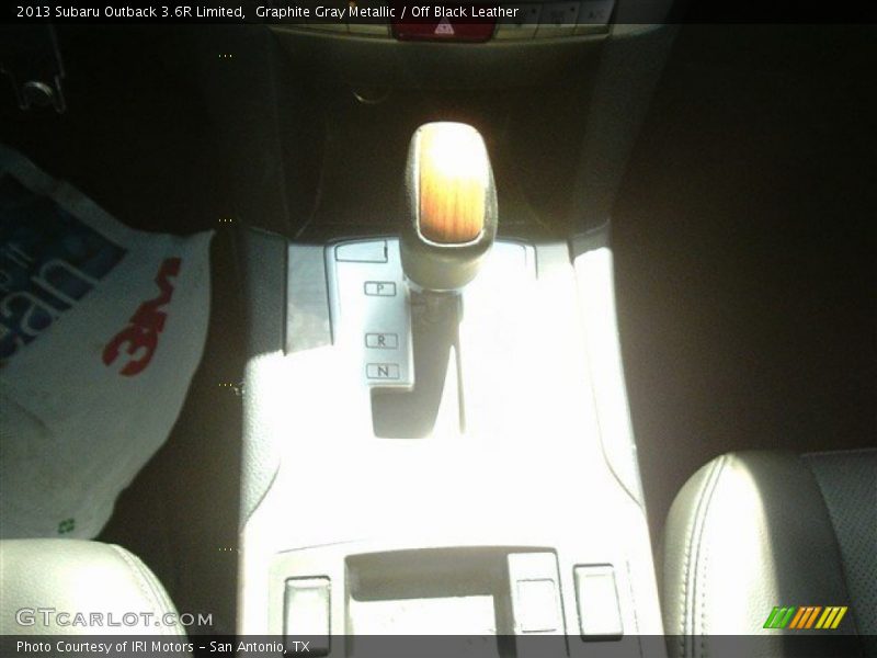 Graphite Gray Metallic / Off Black Leather 2013 Subaru Outback 3.6R Limited