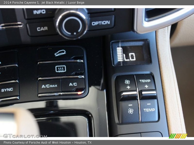 Controls of 2014 Cayenne S