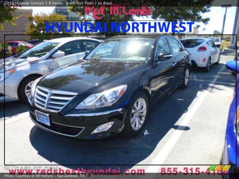 Black Noir Pearl / Jet Black 2013 Hyundai Genesis 3.8 Sedan