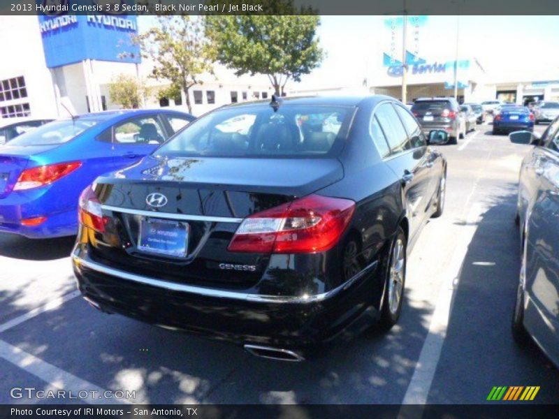 Black Noir Pearl / Jet Black 2013 Hyundai Genesis 3.8 Sedan