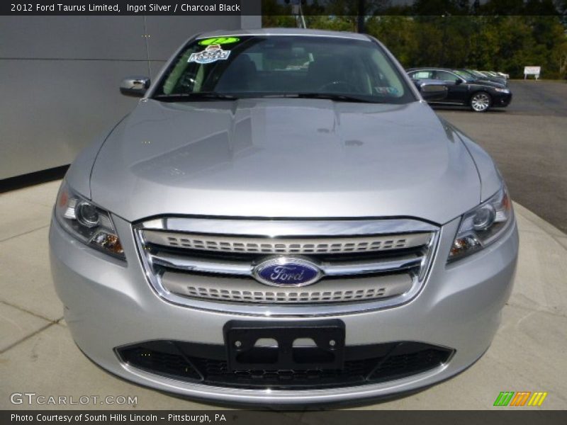 Ingot Silver / Charcoal Black 2012 Ford Taurus Limited