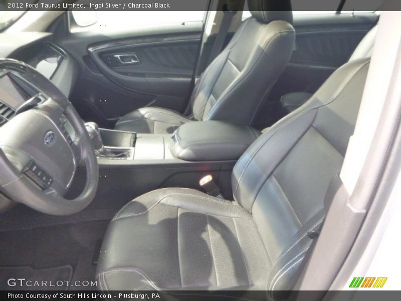 Ingot Silver / Charcoal Black 2012 Ford Taurus Limited