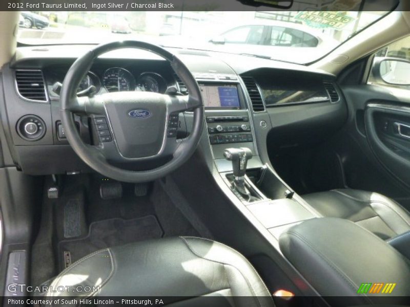 Ingot Silver / Charcoal Black 2012 Ford Taurus Limited