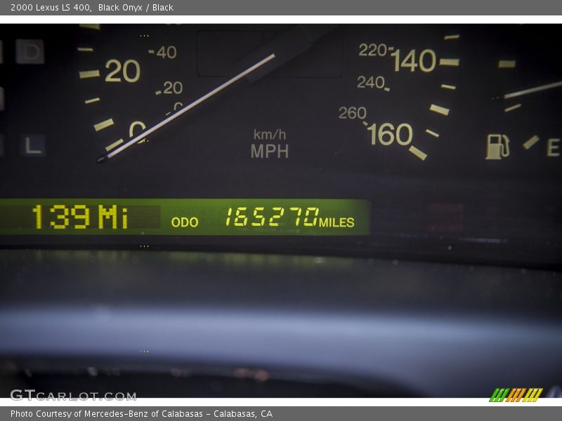 Black Onyx / Black 2000 Lexus LS 400