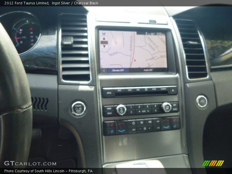 Ingot Silver / Charcoal Black 2012 Ford Taurus Limited