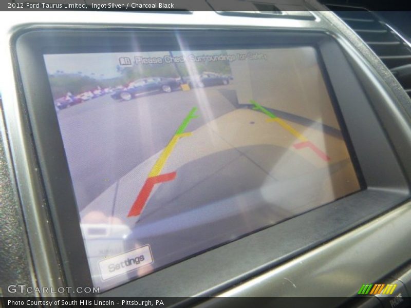 Ingot Silver / Charcoal Black 2012 Ford Taurus Limited