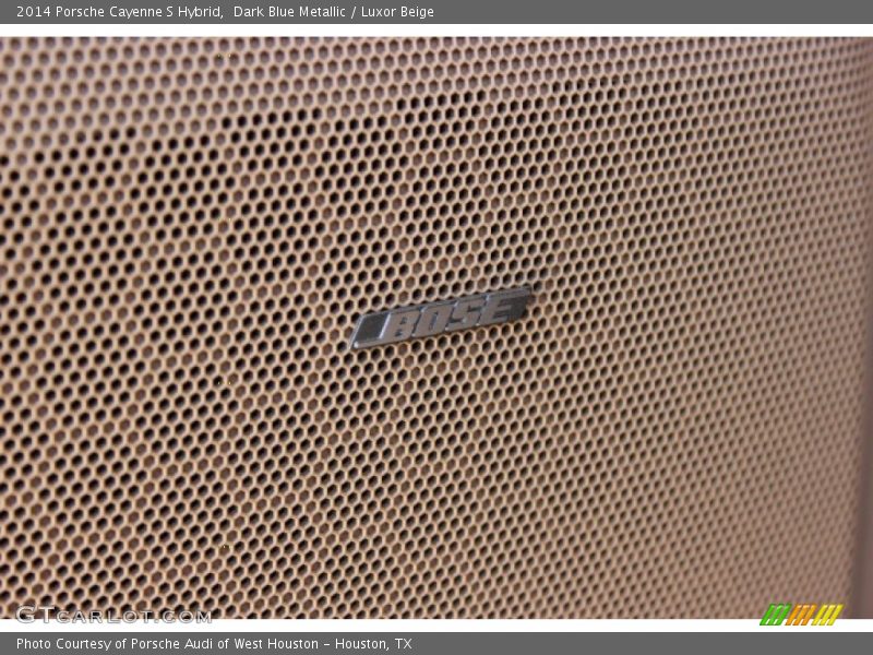 Dark Blue Metallic / Luxor Beige 2014 Porsche Cayenne S Hybrid