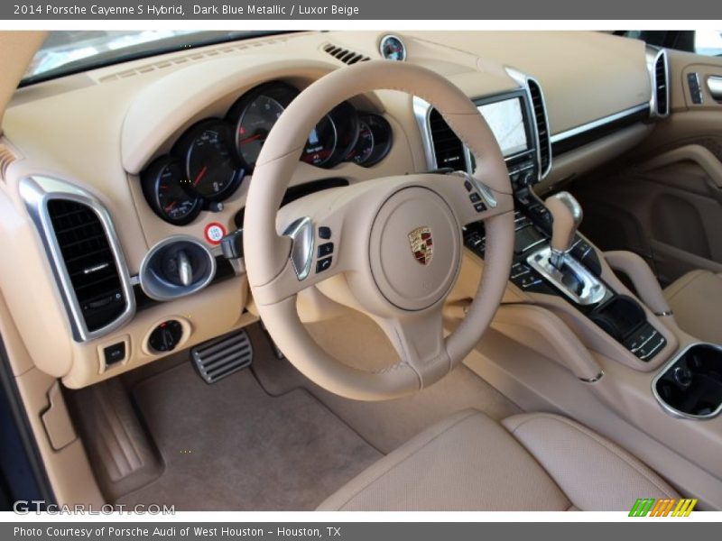 Luxor Beige Interior - 2014 Cayenne S Hybrid 