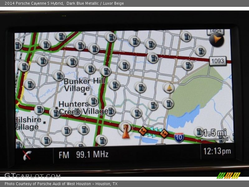 Navigation of 2014 Cayenne S Hybrid