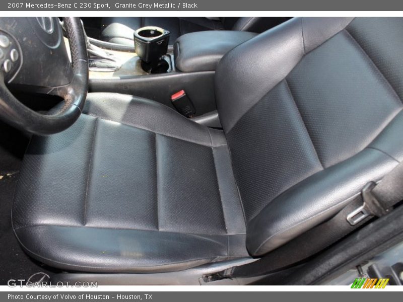 Granite Grey Metallic / Black 2007 Mercedes-Benz C 230 Sport