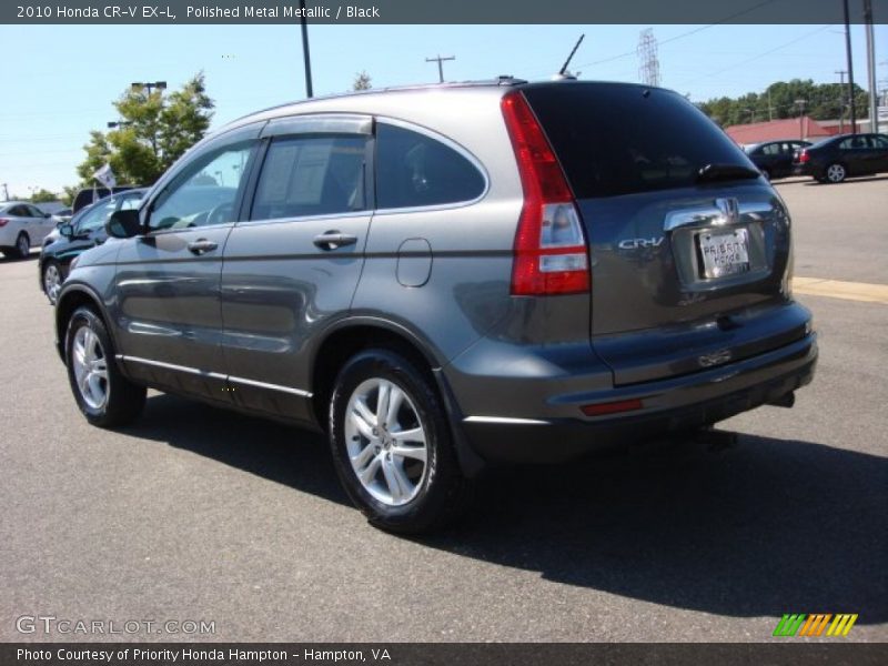 Polished Metal Metallic / Black 2010 Honda CR-V EX-L