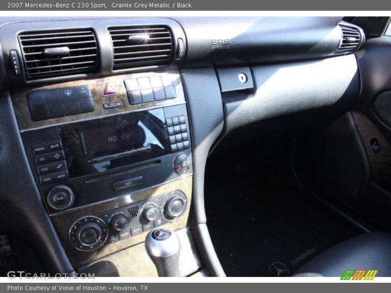 Granite Grey Metallic / Black 2007 Mercedes-Benz C 230 Sport