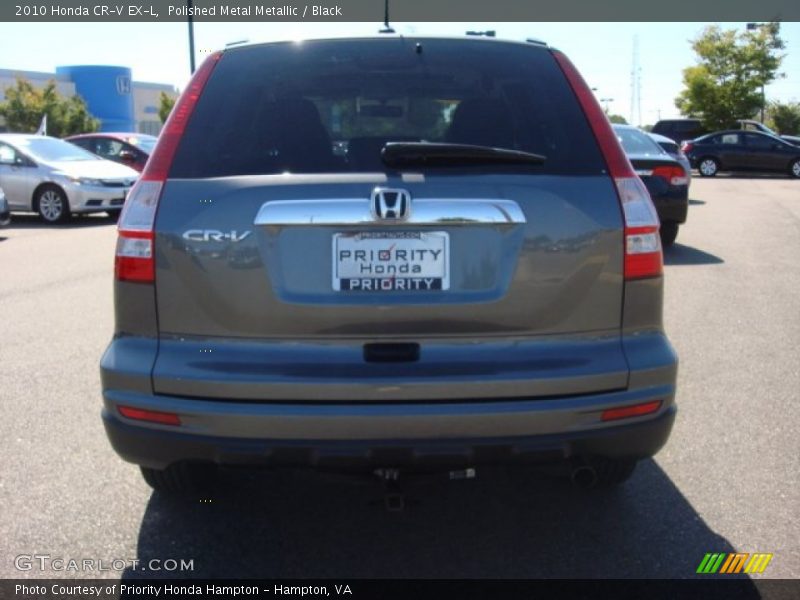 Polished Metal Metallic / Black 2010 Honda CR-V EX-L