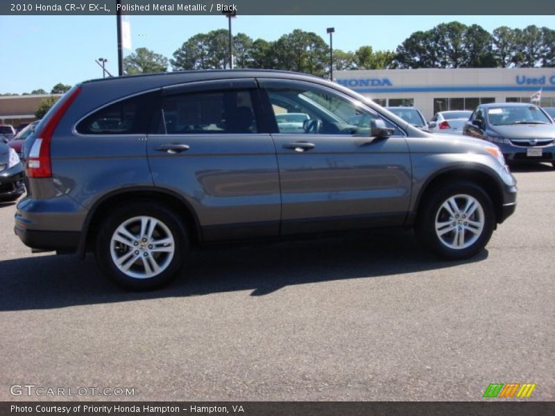 Polished Metal Metallic / Black 2010 Honda CR-V EX-L