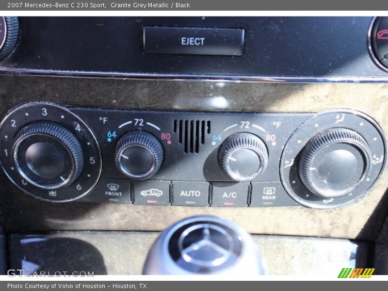 Granite Grey Metallic / Black 2007 Mercedes-Benz C 230 Sport