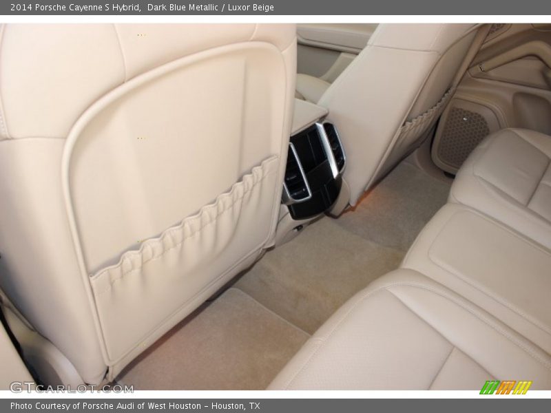 Dark Blue Metallic / Luxor Beige 2014 Porsche Cayenne S Hybrid