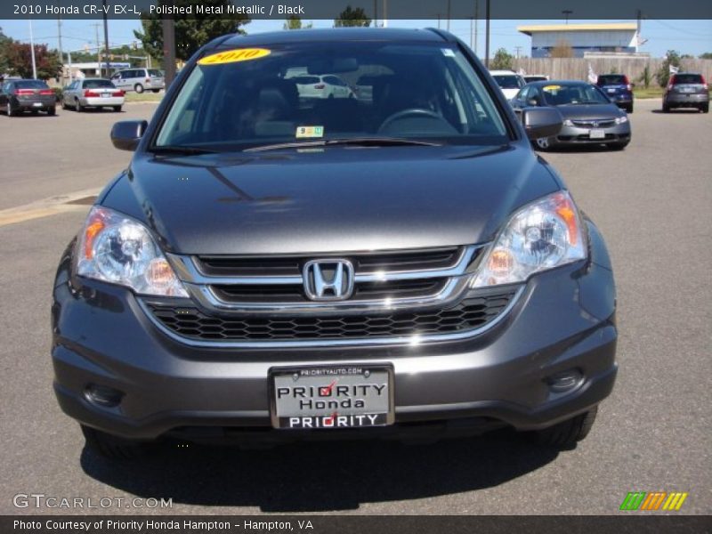 Polished Metal Metallic / Black 2010 Honda CR-V EX-L