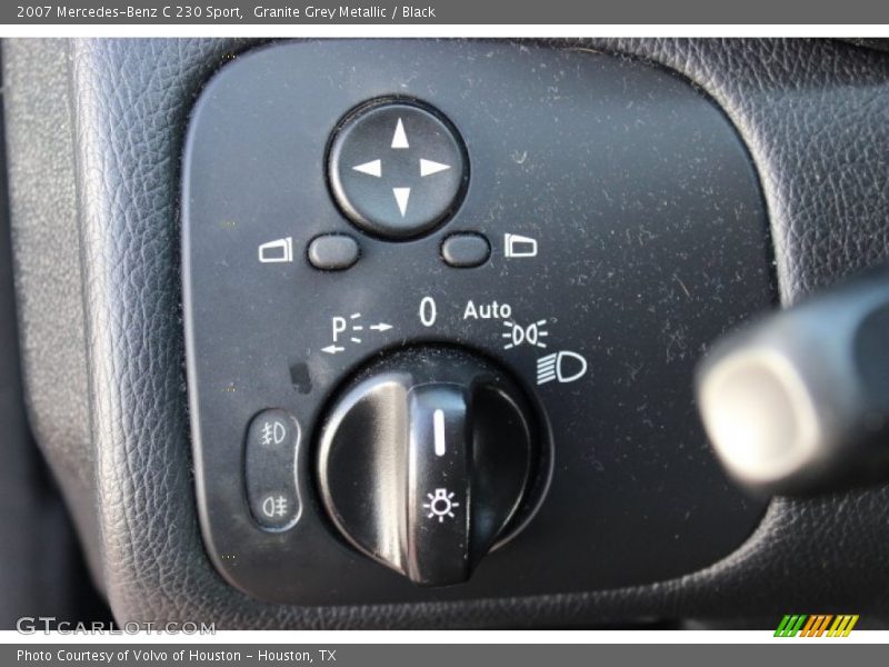 Granite Grey Metallic / Black 2007 Mercedes-Benz C 230 Sport