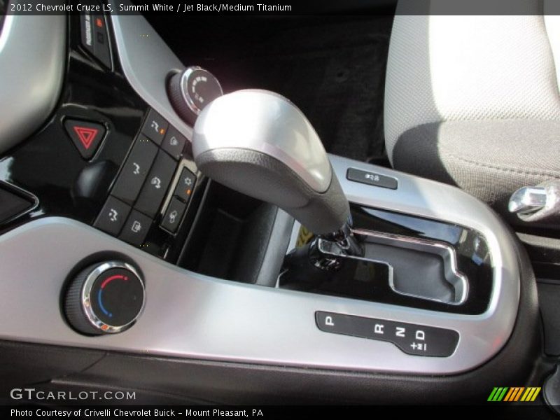 Summit White / Jet Black/Medium Titanium 2012 Chevrolet Cruze LS