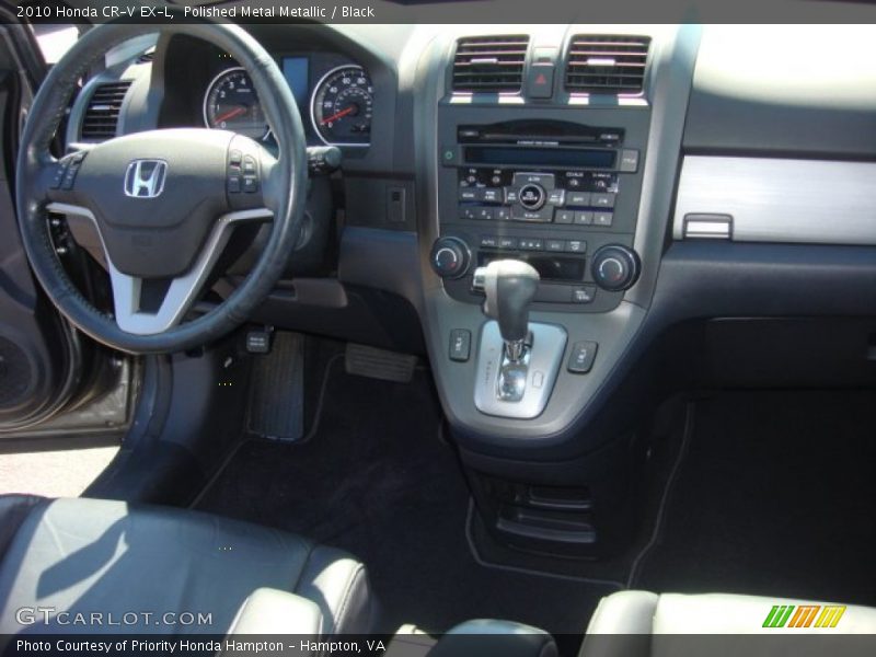 Polished Metal Metallic / Black 2010 Honda CR-V EX-L