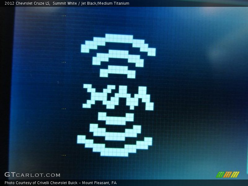 Summit White / Jet Black/Medium Titanium 2012 Chevrolet Cruze LS