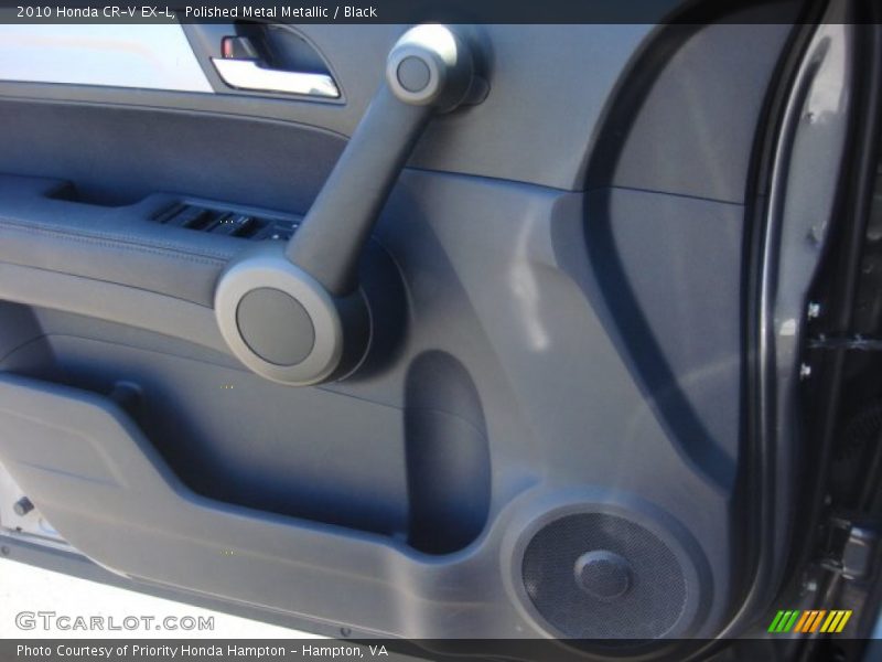 Polished Metal Metallic / Black 2010 Honda CR-V EX-L