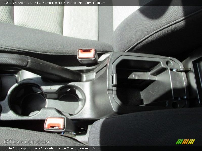 Summit White / Jet Black/Medium Titanium 2012 Chevrolet Cruze LS