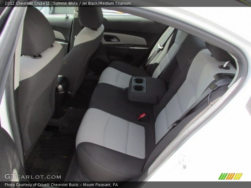 Summit White / Jet Black/Medium Titanium 2012 Chevrolet Cruze LS