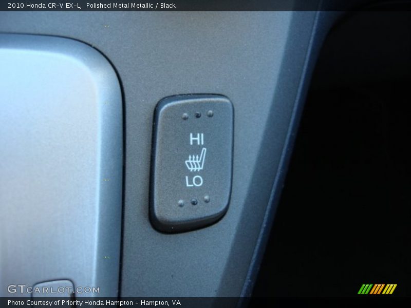 Polished Metal Metallic / Black 2010 Honda CR-V EX-L