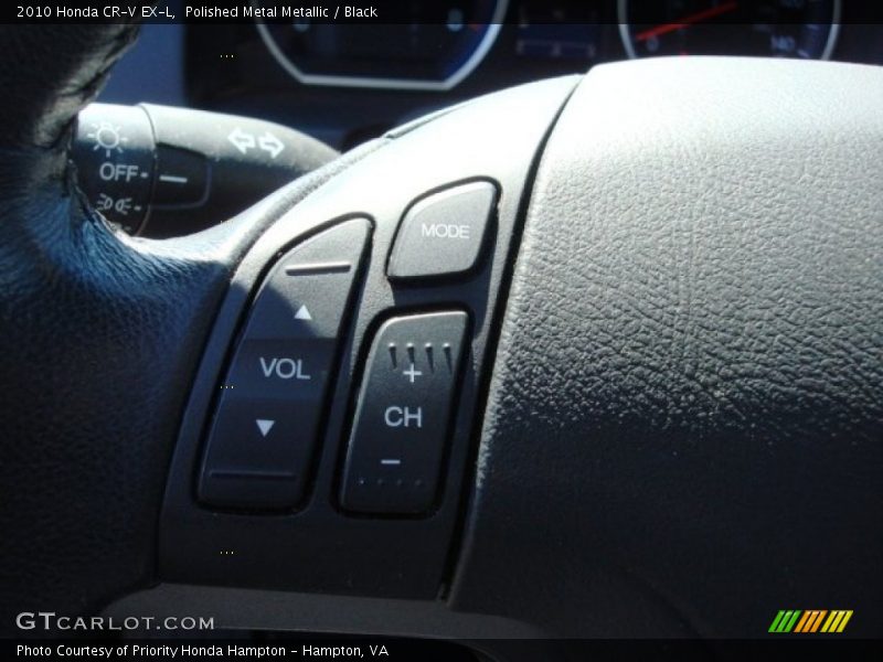 Polished Metal Metallic / Black 2010 Honda CR-V EX-L