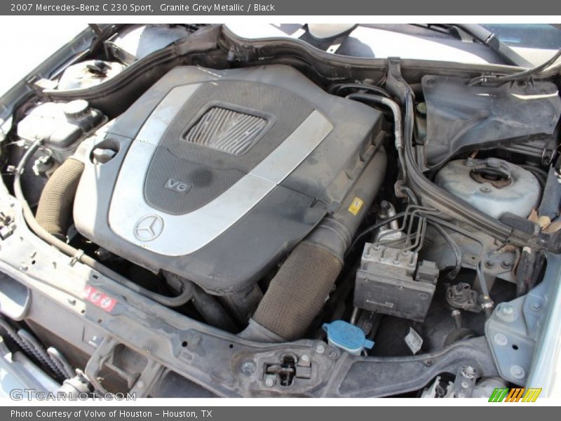 Granite Grey Metallic / Black 2007 Mercedes-Benz C 230 Sport