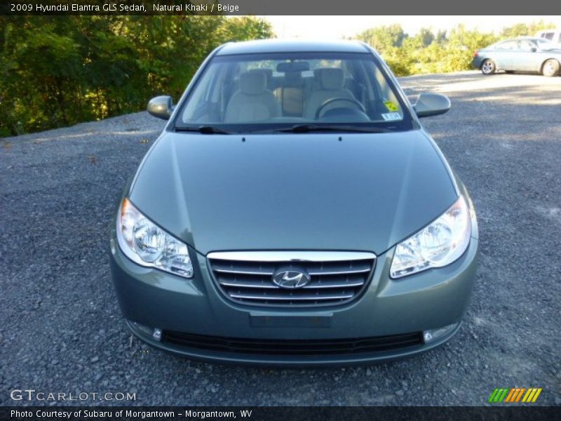 Natural Khaki / Beige 2009 Hyundai Elantra GLS Sedan