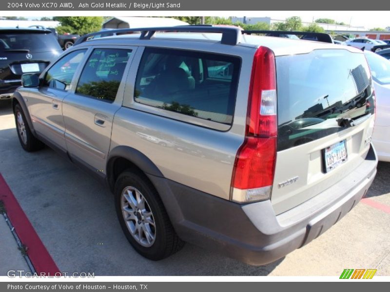 Ash Gold Metallic / Beige/Light Sand 2004 Volvo XC70 AWD