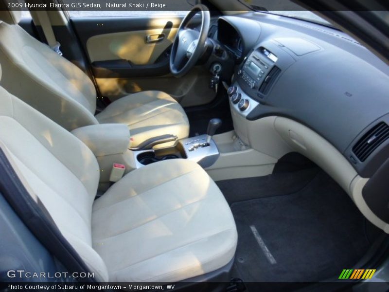 Natural Khaki / Beige 2009 Hyundai Elantra GLS Sedan