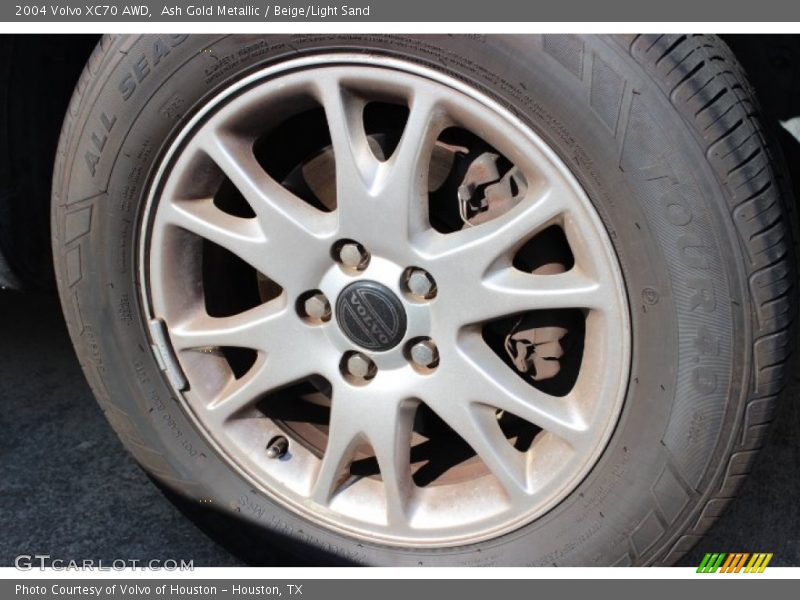 Ash Gold Metallic / Beige/Light Sand 2004 Volvo XC70 AWD