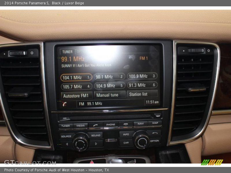 Controls of 2014 Panamera S