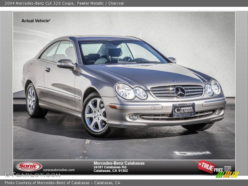 Pewter Metallic / Charcoal 2004 Mercedes-Benz CLK 320 Coupe