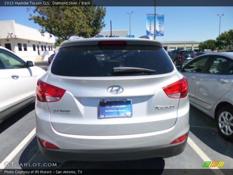 Diamond Silver / Black 2013 Hyundai Tucson GLS